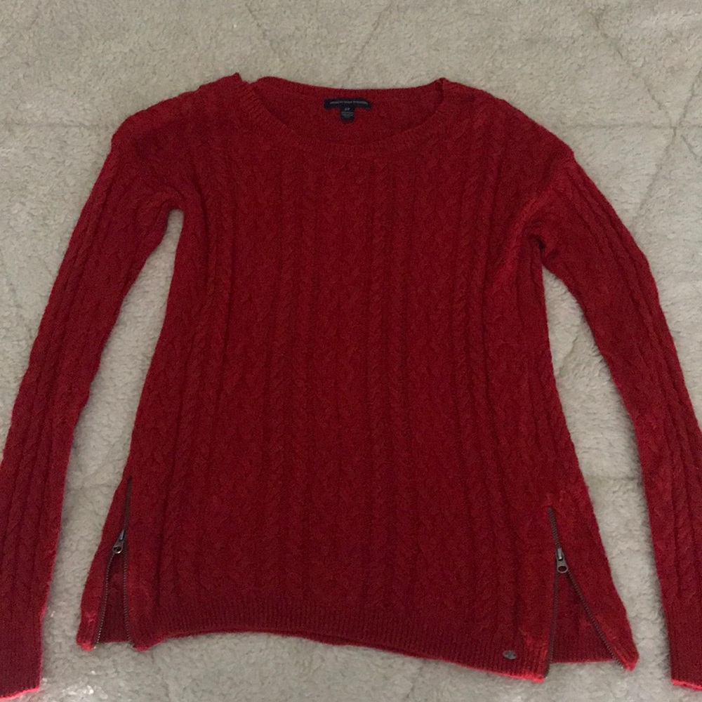 American Eagle Red Sweater